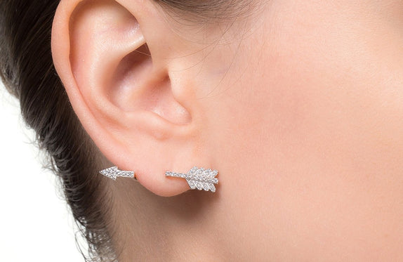 AM08-12E : Aim high earrings