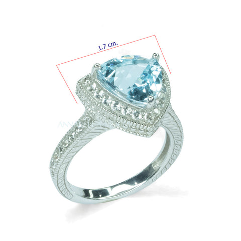 FJR06 : Sky Blue Topaz Rings