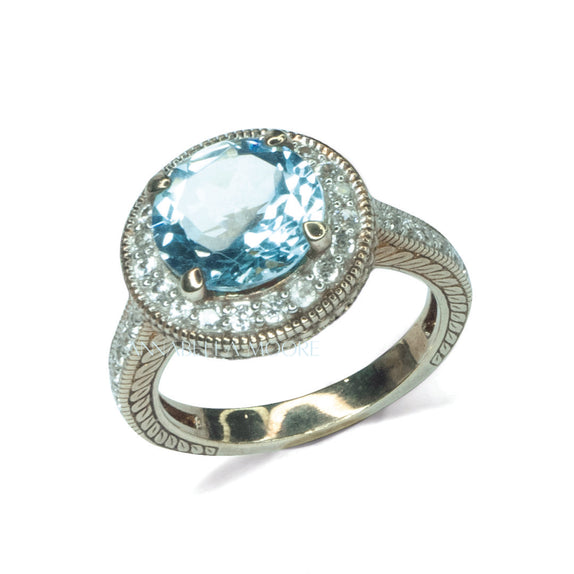 FJR09 :  Sky Blue Topaz Rings