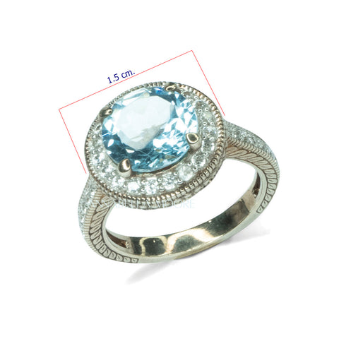 FJR09 :  Sky Blue Topaz Rings